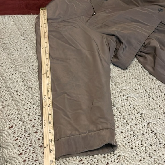 A2B hooded hip length removal lined coat, drawstring, waist women’s sz 1X Brown - Picture 16 of 16